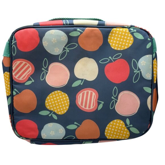 Matilda Jane Kids Lunch Bag Apple Fruit Print Polka Dot Accents - Picture 5 of 5